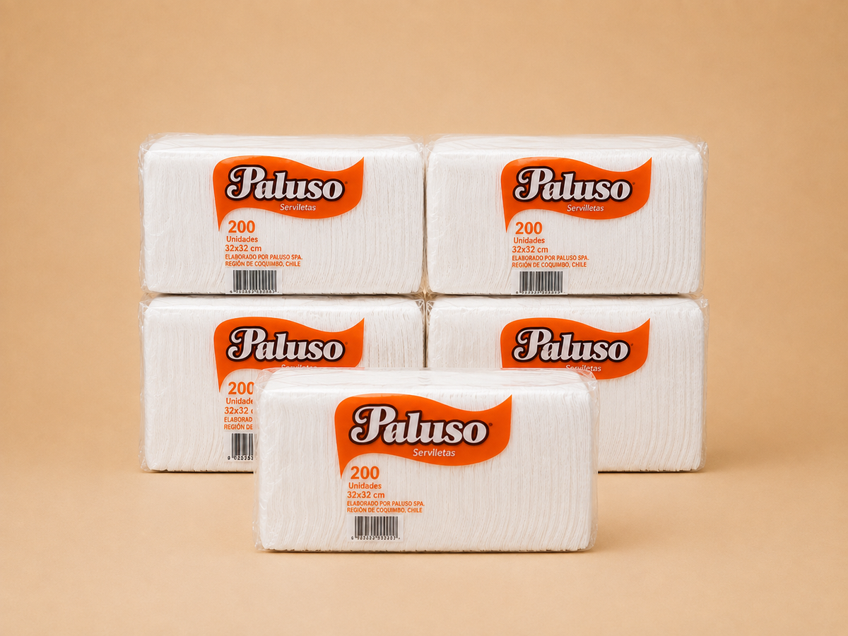 Servilletas para Restaurante 32 × 32 cm – 200 Unidades