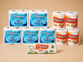 Pack Familiar C – 20 rollos papel higiénico doble hoja 50 m · 4 toallas de papel 200 m · 1 pack de servilletas 300 un. de regalo